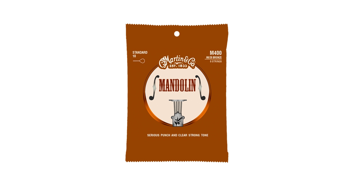 Martin & Co. M400 Mandolin Strings Standard 80/20 Bronze