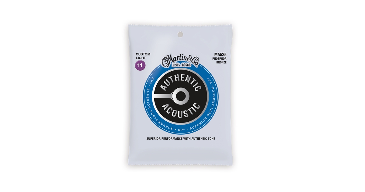 Martin & Co. MA535 Authentic SP Custom Light Phosphor Bronze 11-52