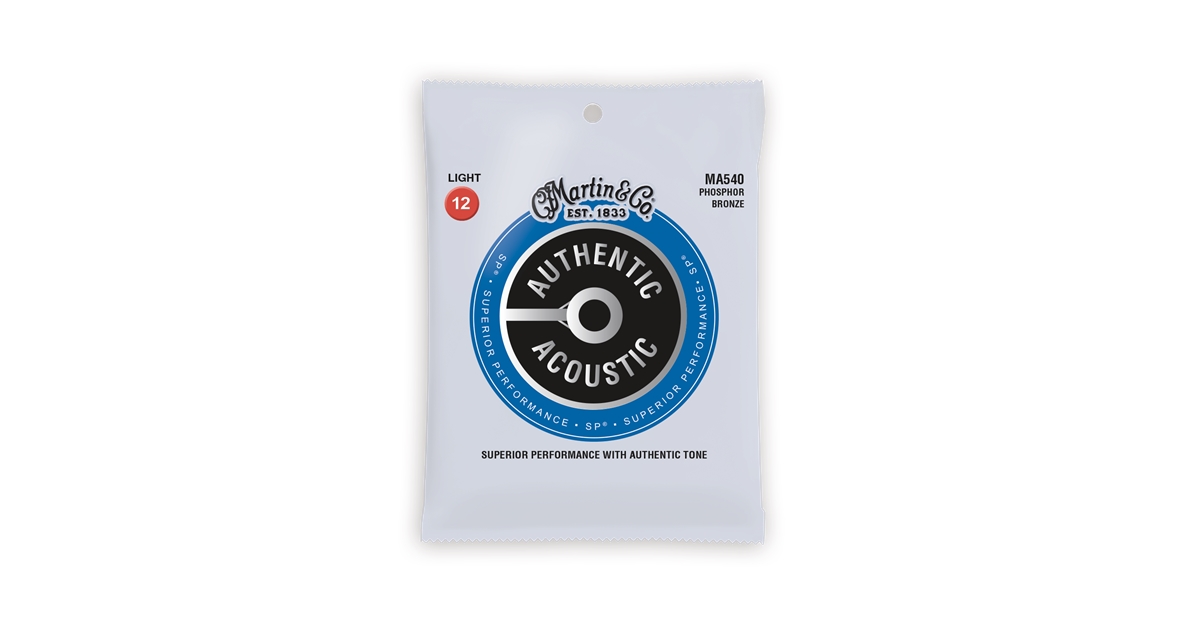 Martin & Co. MA540 Authentic SP Light Phosphor Bronze 12-54