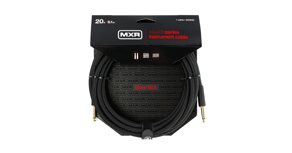 Mxr DCIR20 Cavo Strumento Stealth Series 6 metri