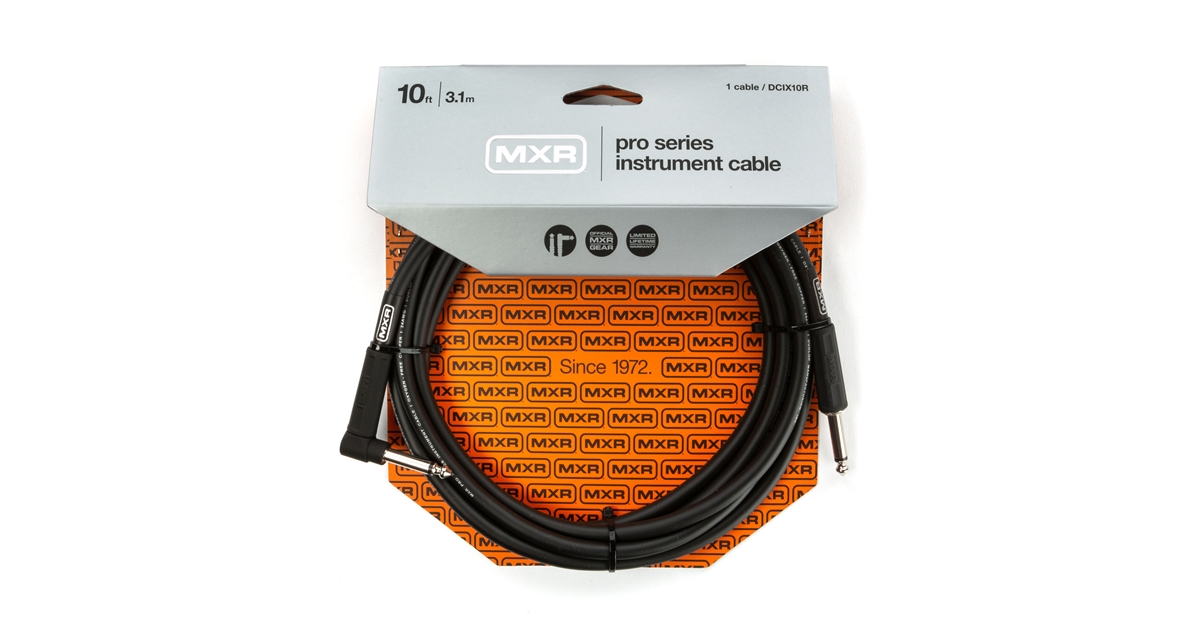 Mxr DCIX10R Cavo strumento Pro series, 3 Metri angolato