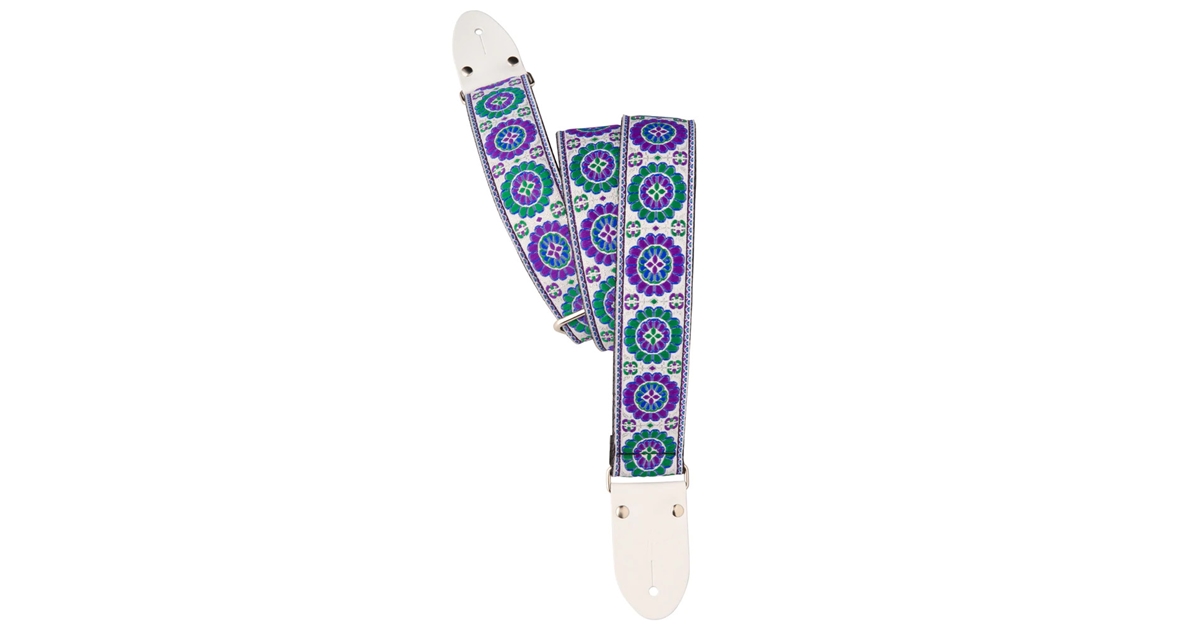 Prs 2" Retro Guitar Strap White