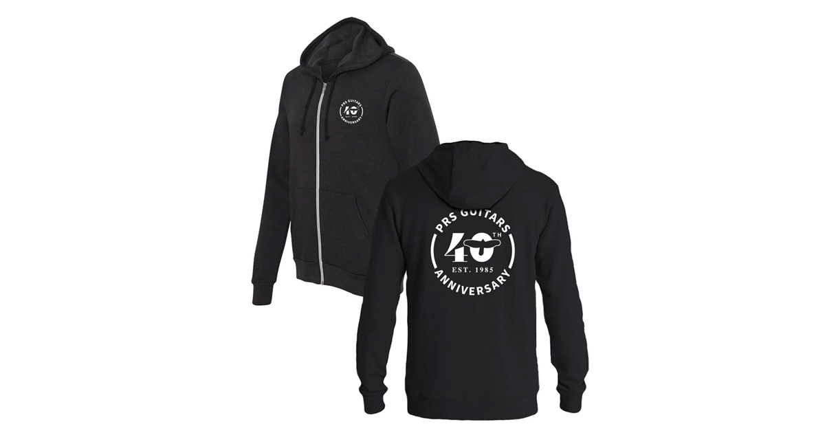 Prs 40th Anniversary Hoodie Full-Zip S