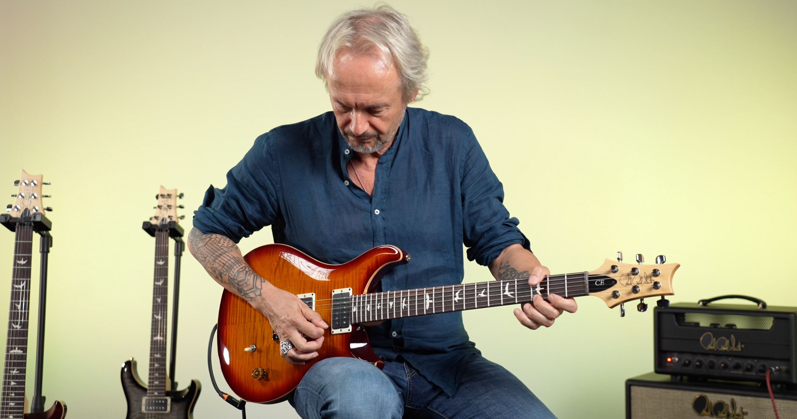 Prs CE 24 Dark Cherry Sunburst 2024