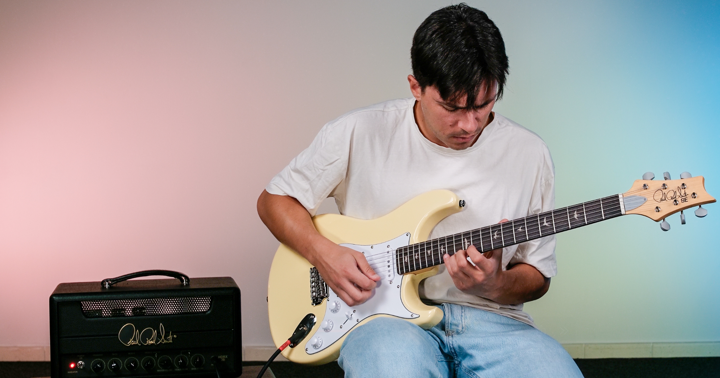 Prs SE Silver Sky Moon White Tastiera Palissandro