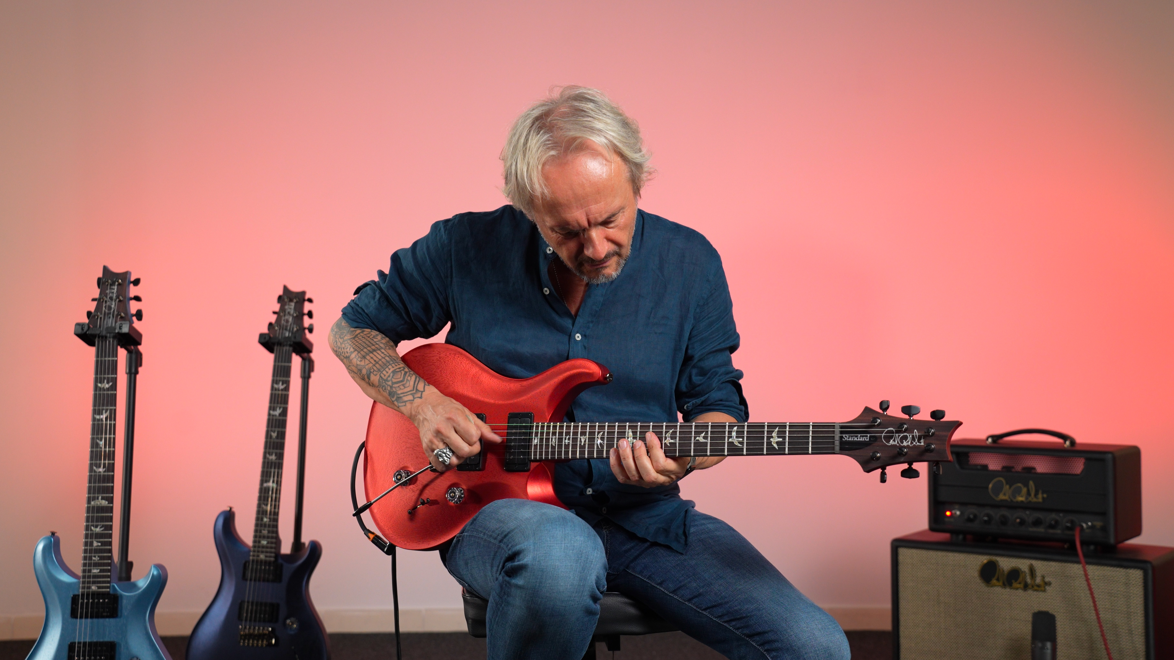 Prs Standard 24 Satin Red Apple Metallic 2025