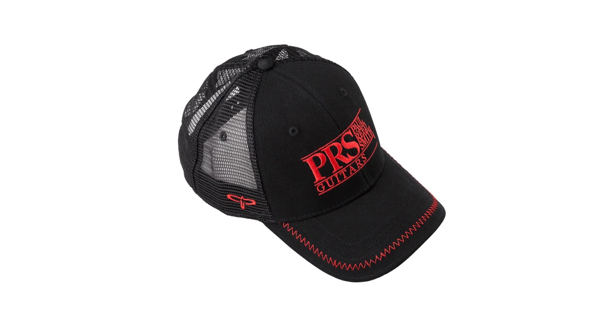 Prs Trucker Logo Hat Block Logo Red