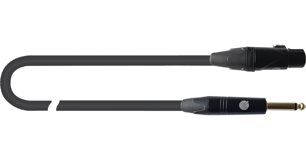 QUIK LOK ITST/FJM-3 B CAVO CANNON XLR FEMMINA / JACK 6.3 TS MONO 3 MT QUIK LOK ITST/FJM-3 B CAVO CANNON XLR FEMMINA / JACK 6.3 TS MONO 3 MT
