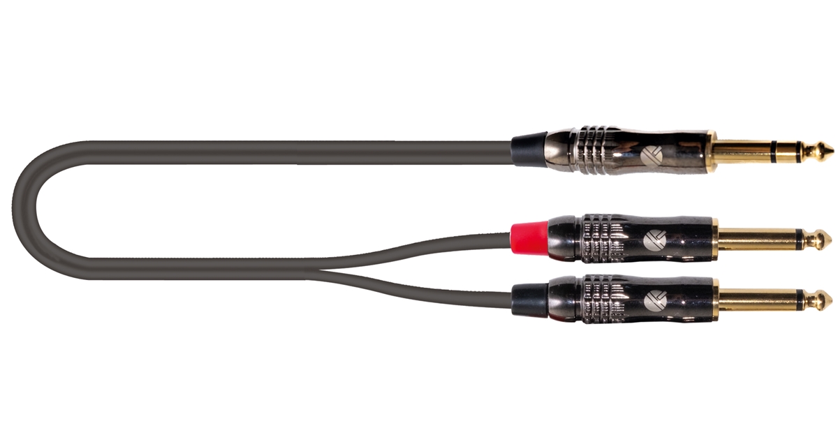 QUIK LOK ITST/JS2JM-1 CAVO JACK 6.3 TRS STEREO / 2X JACK 6.3 TS MONO 1 MT QUIK LOK ITST/JS2JM-1 CAVO JACK 6.3 TRS STEREO / 2X JACK 6.3 TS MONO 1 MT