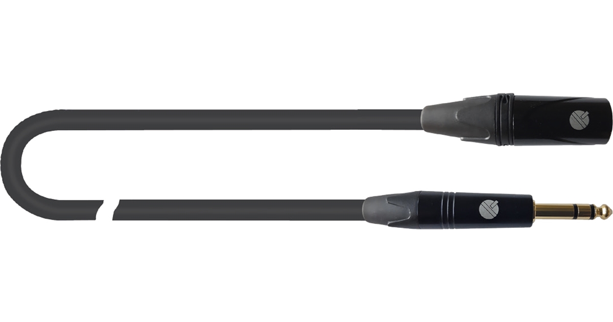 QUIK LOK ITST/MJS-3 B CAVO CANNON XLR MASCHIO / JACK 6.3 TRS STEREO 3 MT QUIK LOK ITST/MJS-3 B CAVO CANNON XLR MASCHIO / JACK 6.3 TRS STEREO 3 MT