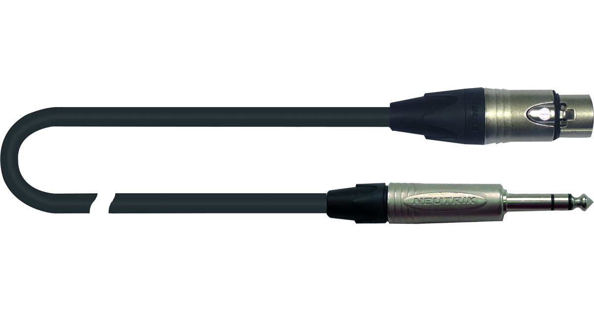 QUIK LOK ITTOP/FJS-1 CAVO CANNON XLR FEMMINA / JACK 6.3 TRS STEREO 1 MT QUIK LOK ITTOP/FJS-1 CAVO CANNON XLR FEMMINA / JACK 6.3 TRS STEREO 1 MT