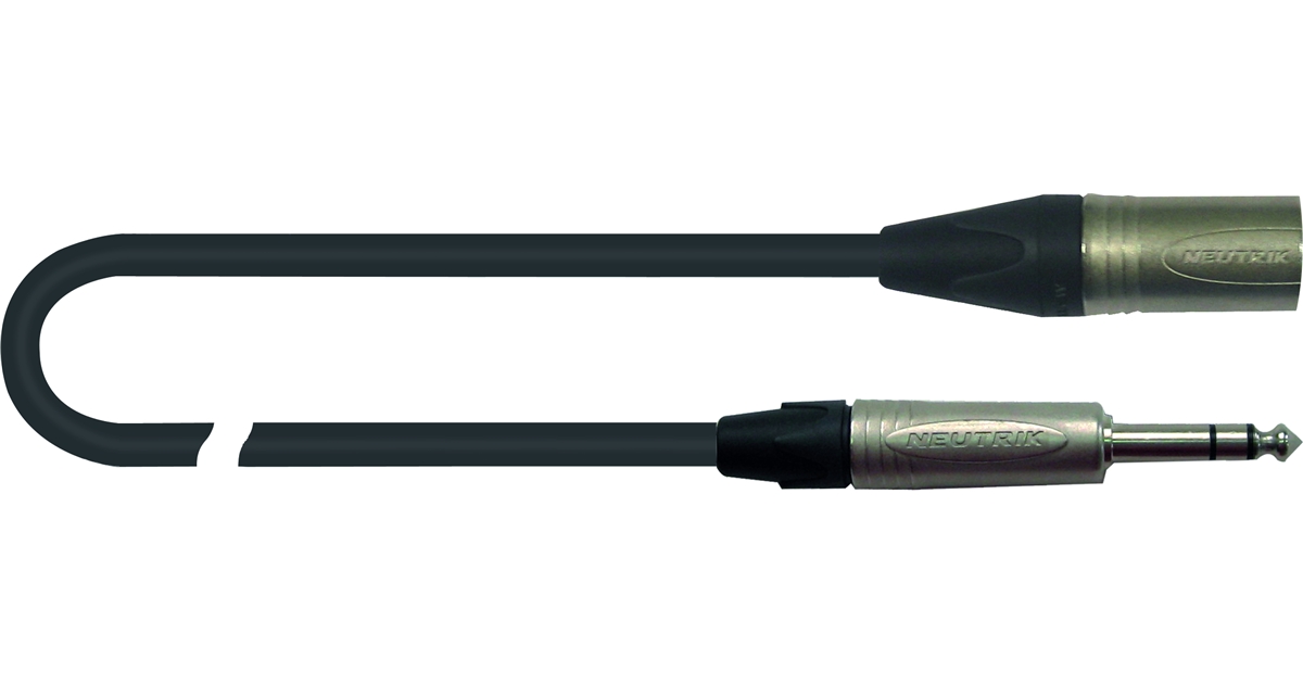 QUIK LOK ITTOP/MJS-1 CAVO CANNON XLR MASCHIO / JACK 6.3 TRS STEREO 1 MT QUIK LOK ITTOP/MJS-1 CAVO CANNON XLR MASCHIO / JACK 6.3 TRS STEREO 1 MT