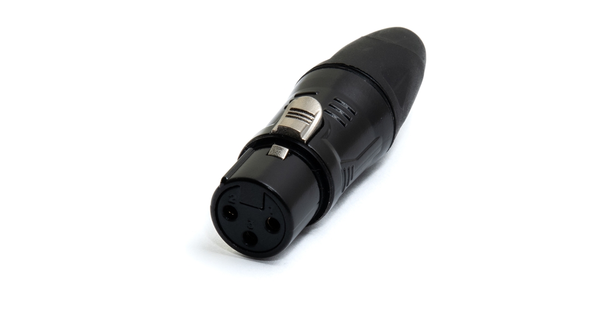 QUIK LOK J/XLR-F-B XLR FEMMINA BLACK SERIE JUST QUIK LOK J/XLR-F-B XLR FEMMINA BLACK SERIE JUST
