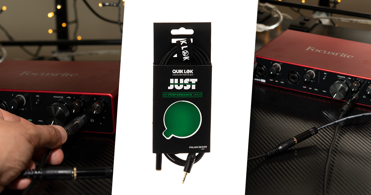 QUIK LOK JUST/J35J35F-5 PROLUNGA CUFFIE MINIJACK TRS STEREO 3.5 / PRESA MINIJACK TRS STEREO 3.5 5MT QUIK LOK JUST/J35J35F-5 PROLUNGA CUFFIE MINIJACK TRS STEREO 3.5 / PRESA MINIJACK TRS STEREO 3.5 5MT