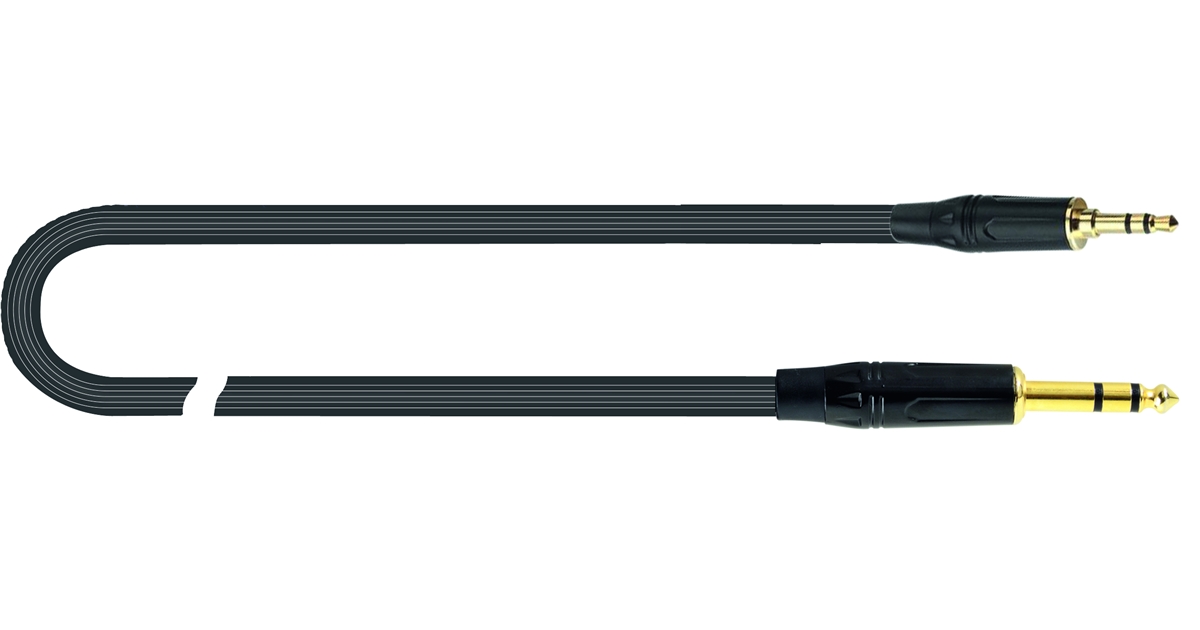QUIK LOK JUST/J35JS-5 CAVO MINIJACK 3.5 TRS STEREO / JACK 6.3 TRS STEREO 5 MT QUIK LOK JUST/J35JS-5 CAVO MINIJACK 3.5 TRS STEREO / JACK 6.3 TRS STEREO 5 MT