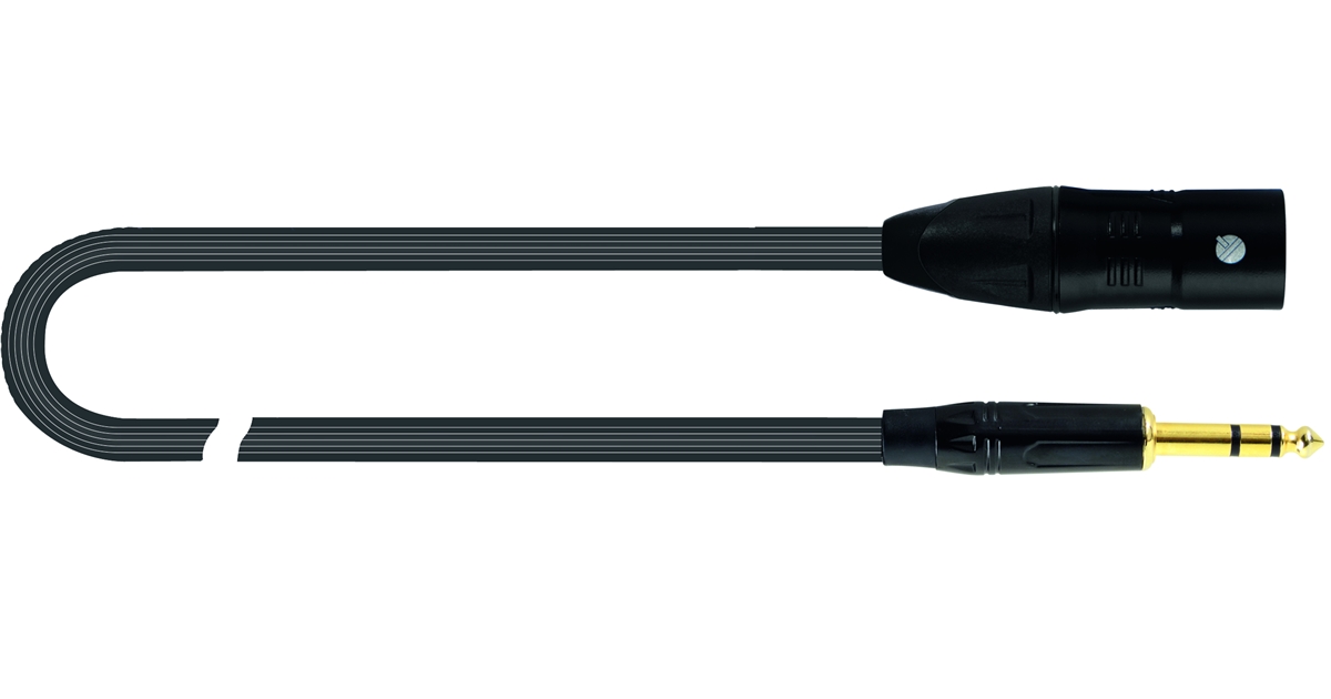 QUIK LOK JUST/MJS-1 CAVO CANNON XLR MASCHIO / JACK 6.3 TRS STEREO 1 MT QUIK LOK JUST/MJS-1 CAVO CANNON XLR MASCHIO / JACK 6.3 TRS STEREO 1 MT