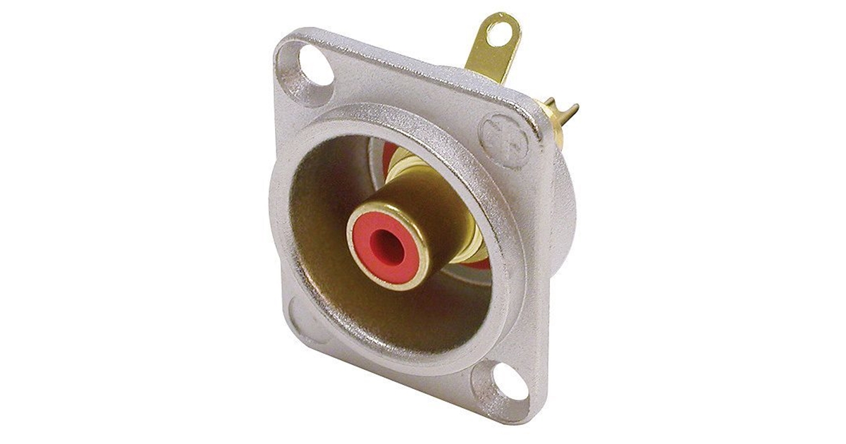 QUIK LOK NC/372 RE RCA FEMMINA DA PANNELLO NEUTRIK (NF2D-2) QUIK LOK NC/372 RE RCA FEMMINA DA PANNELLO NEUTRIK (NF2D-2)