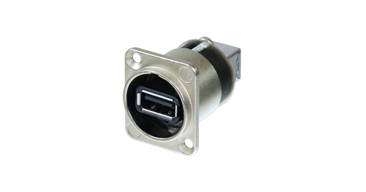 QUIK LOK NEUTRIK NAUSB-W USB 2.0 A/B DA PANNELLO QUIK LOK NEUTRIK NAUSB-W USB 2.0 A/B DA PANNELLO
