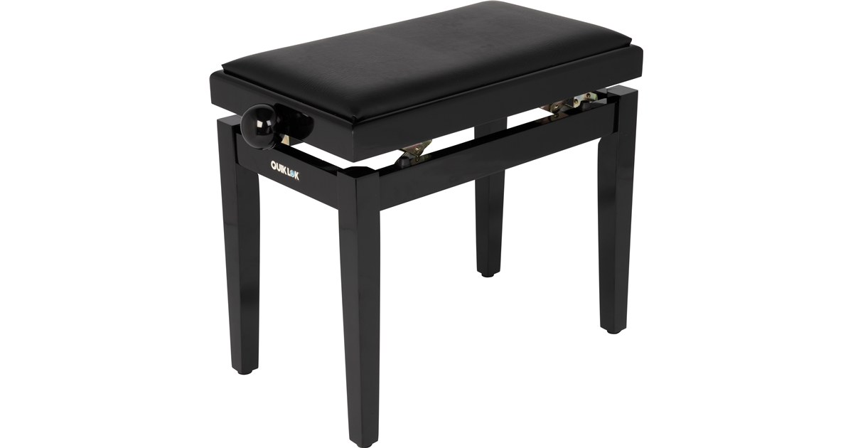 QUIK LOK PB/100 BK L PANCA IN LEGNO NERO LUCIDO PER PIANOFORTE QUIK LOK PB/100 BK L PANCA IN LEGNO NERO LUCIDO PER PIANOFORTE