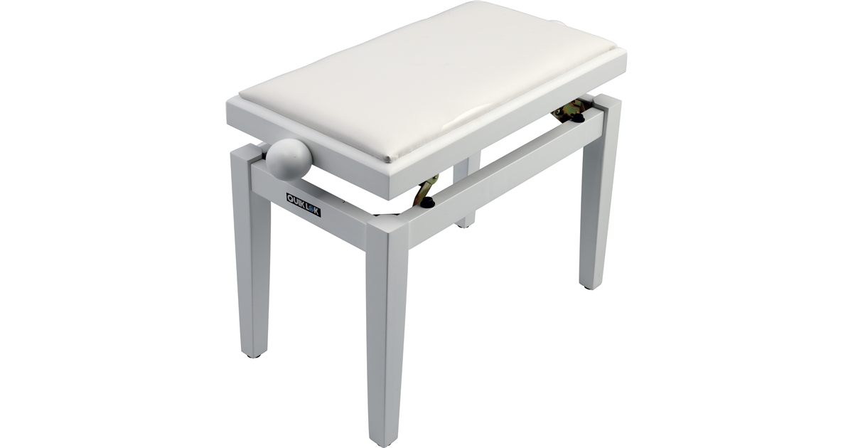 QUIK LOK PB/100 WH S PANCA IN LEGNO BIANCO SATINATO PER PIANOFORTE QUIK LOK PB/100 WH S PANCA IN LEGNO BIANCO SATINATO PER PIANOFORTE