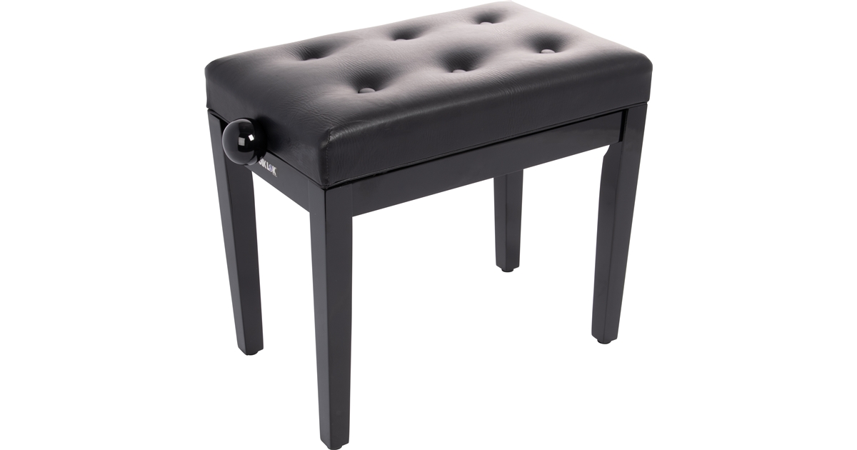 QUIK LOK PB/105 BK L PANCA IN LEGNO NERO LUCIDO PER PIANOFORTE QUIK LOK PB/105 BK L PANCA IN LEGNO NERO LUCIDO PER PIANOFORTE