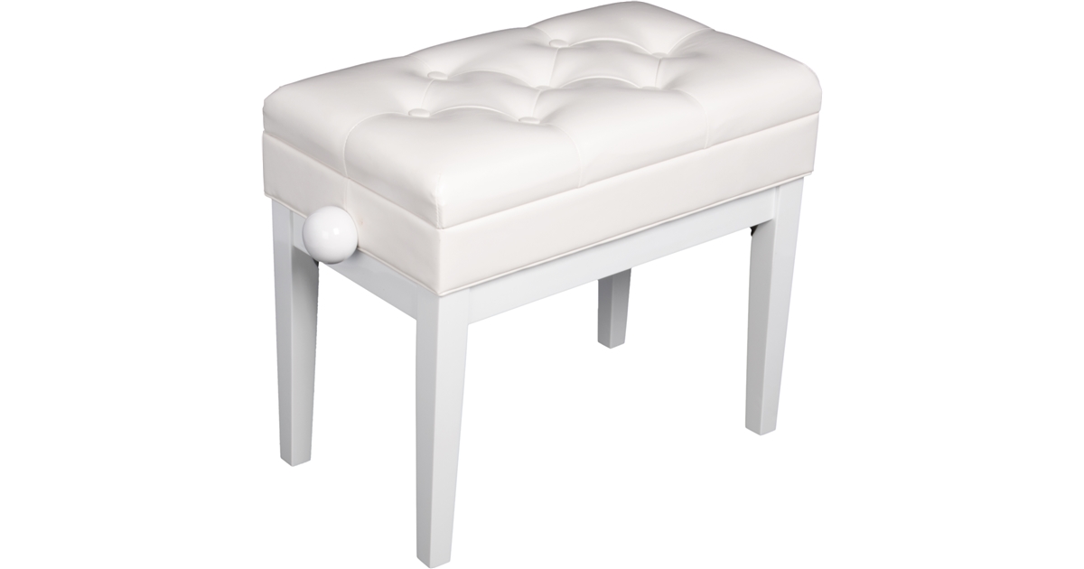 QUIK LOK PB/106 WH L PANCA IN LEGNO BIANCO LUCIDO PER PIANOFORTE QUIK LOK PB/106 WH L PANCA IN LEGNO BIANCO LUCIDO PER PIANOFORTE