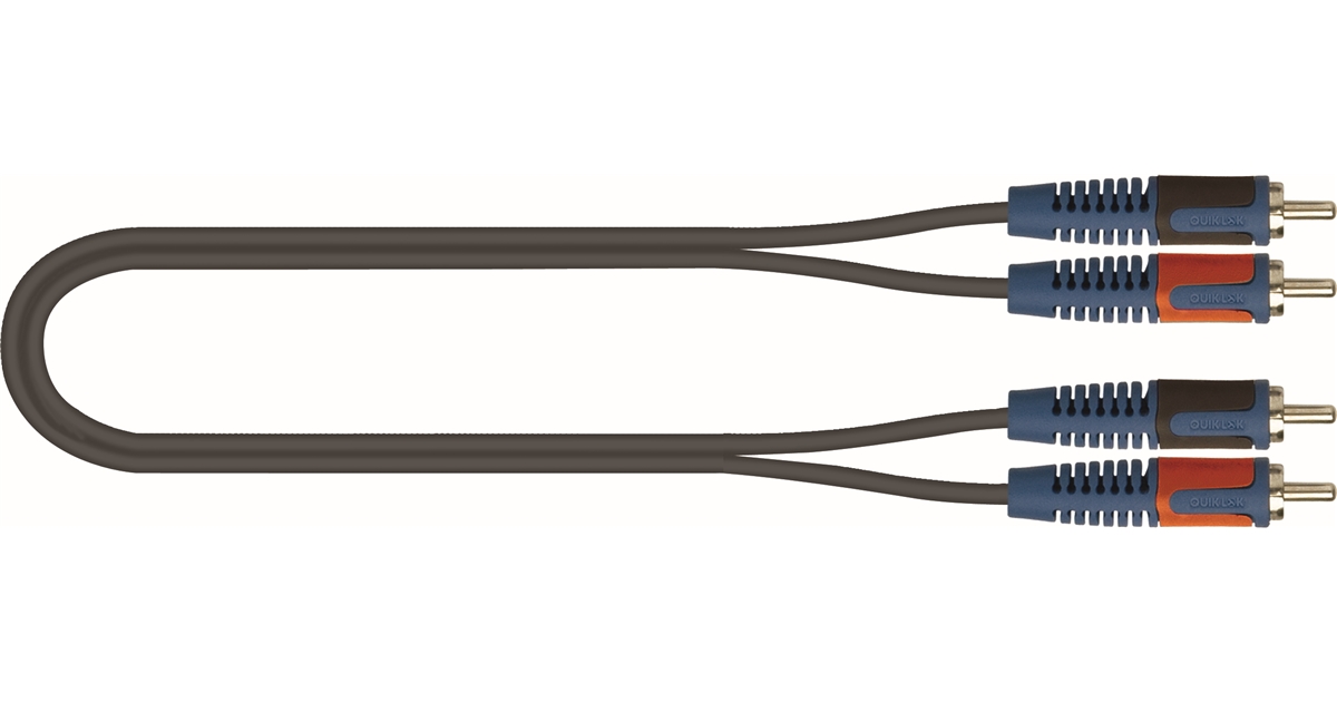 QUIK LOK RKSA/110-1,5 2X SPINA PHONO RCA / 2X SPINA PHONO RCA 1,5 MT QUIK LOK RKSA/110-1,5 2X SPINA PHONO RCA / 2X SPINA PHONO RCA 1,5 MT