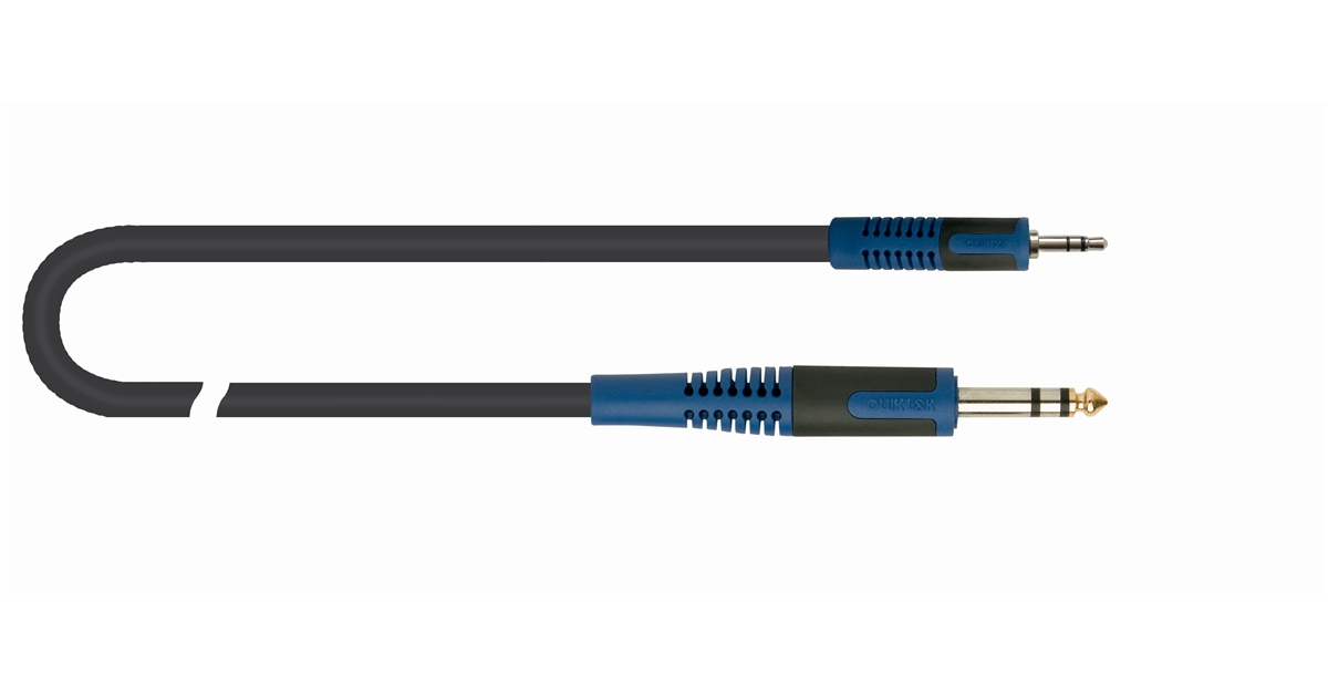 QUIK LOK RKSA/139-2 MINIJACK TRS STEREO 3.5 / JACK TRS STEREO 6.3 2 MT QUIK LOK RKSA/139-2 MINIJACK TRS STEREO 3.5 / JACK TRS STEREO 6.3 2 MT
