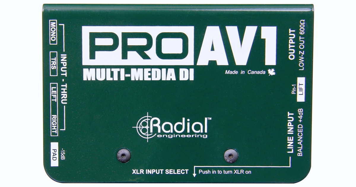 Radial Engineering Pro AV1