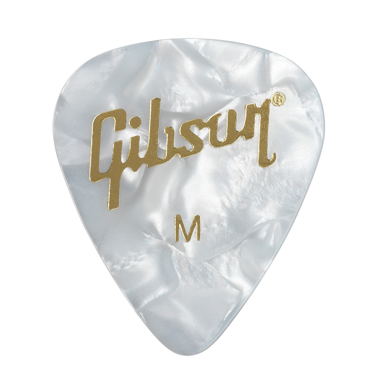 Gibson Accessories APRW12-74M Pearloid White Medium Pack/12
