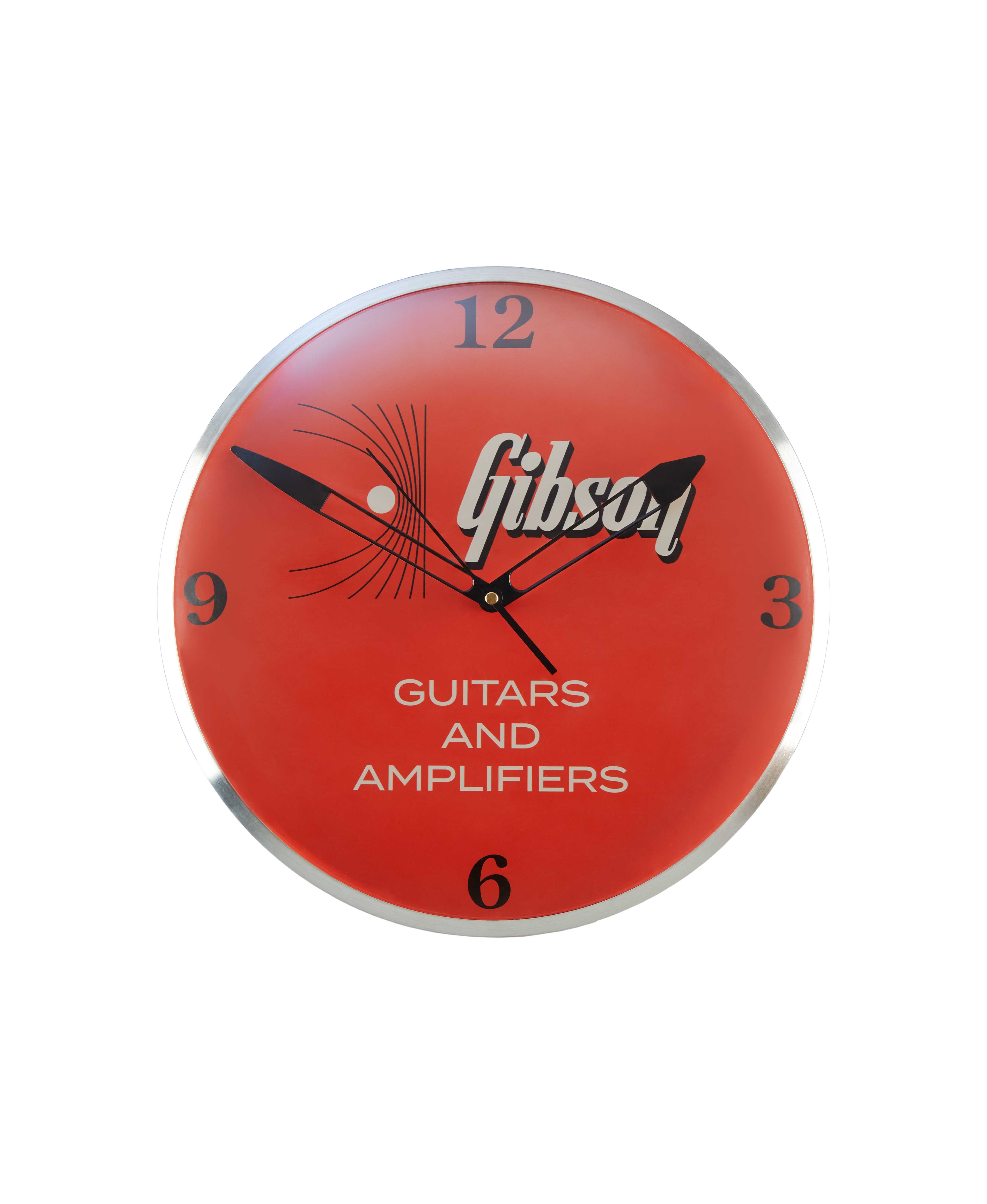 GIBSON GA-CLK1 OROLOGIO VINTAGE RETROILLUMINATO KALAMAZOO ORANGE