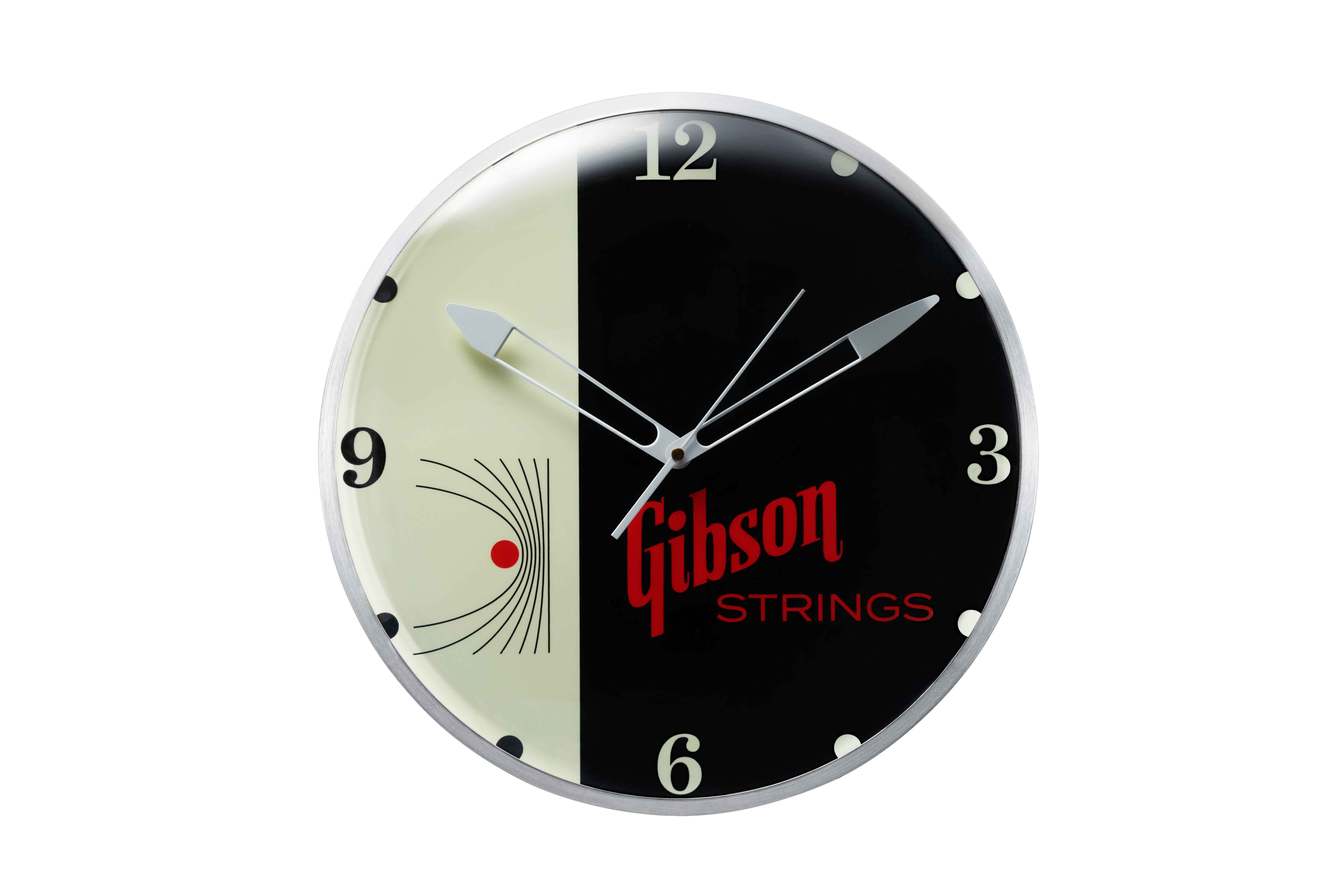 Gibson Accessories GA-CLK2 Orologio Vintage Retroilluminato Strings