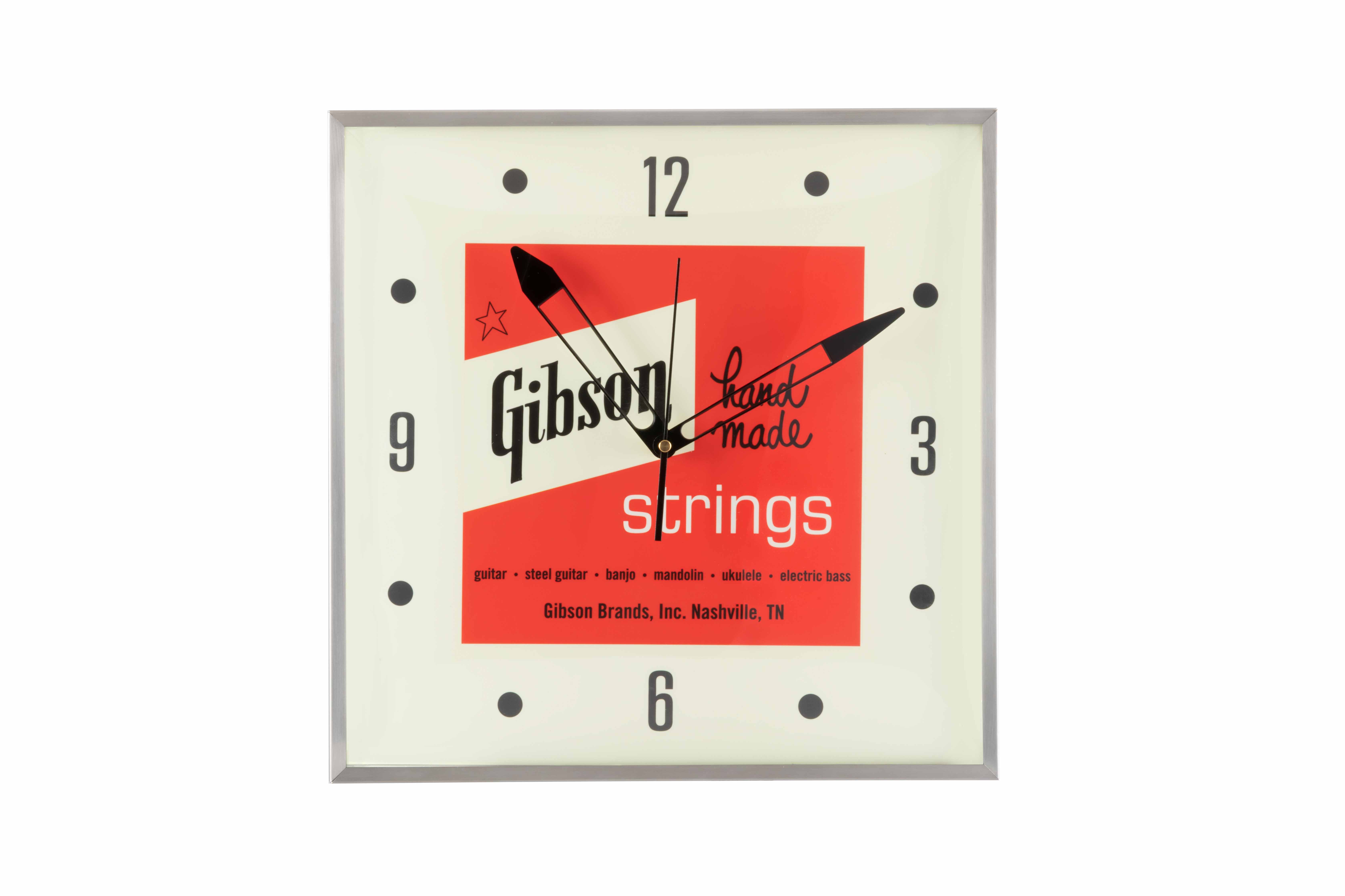 GIBSON GA-CLK4 OROLOGIO VINTAGE RETROILLUMINATO HANDMADE STRINGS