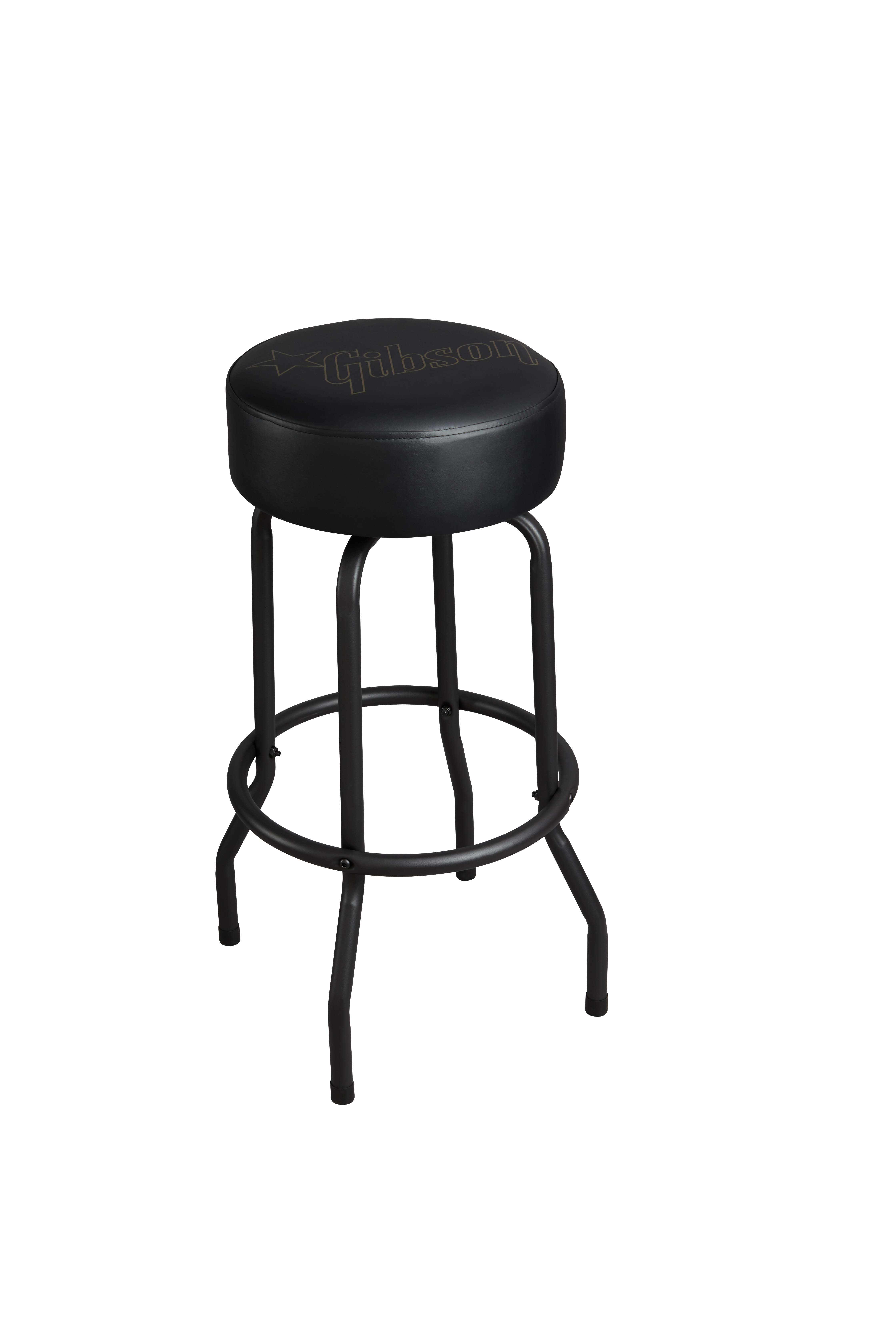 Gibson Accessories GA-STOOL3 Premium Playing Stool Star Logo Tall 30"