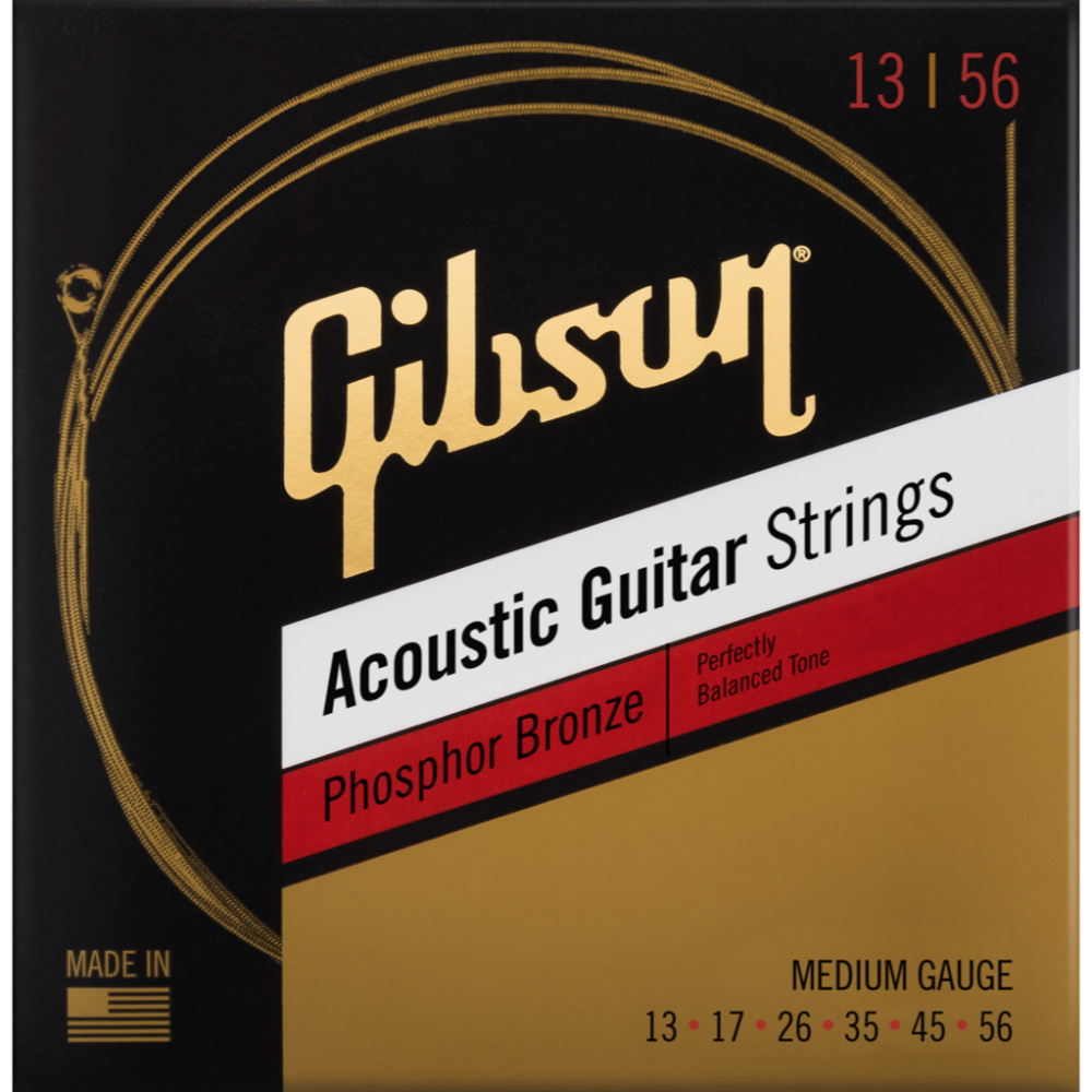 Gibson Accessories SAG-PB13 Phosphor Bronze Medium 13-56
