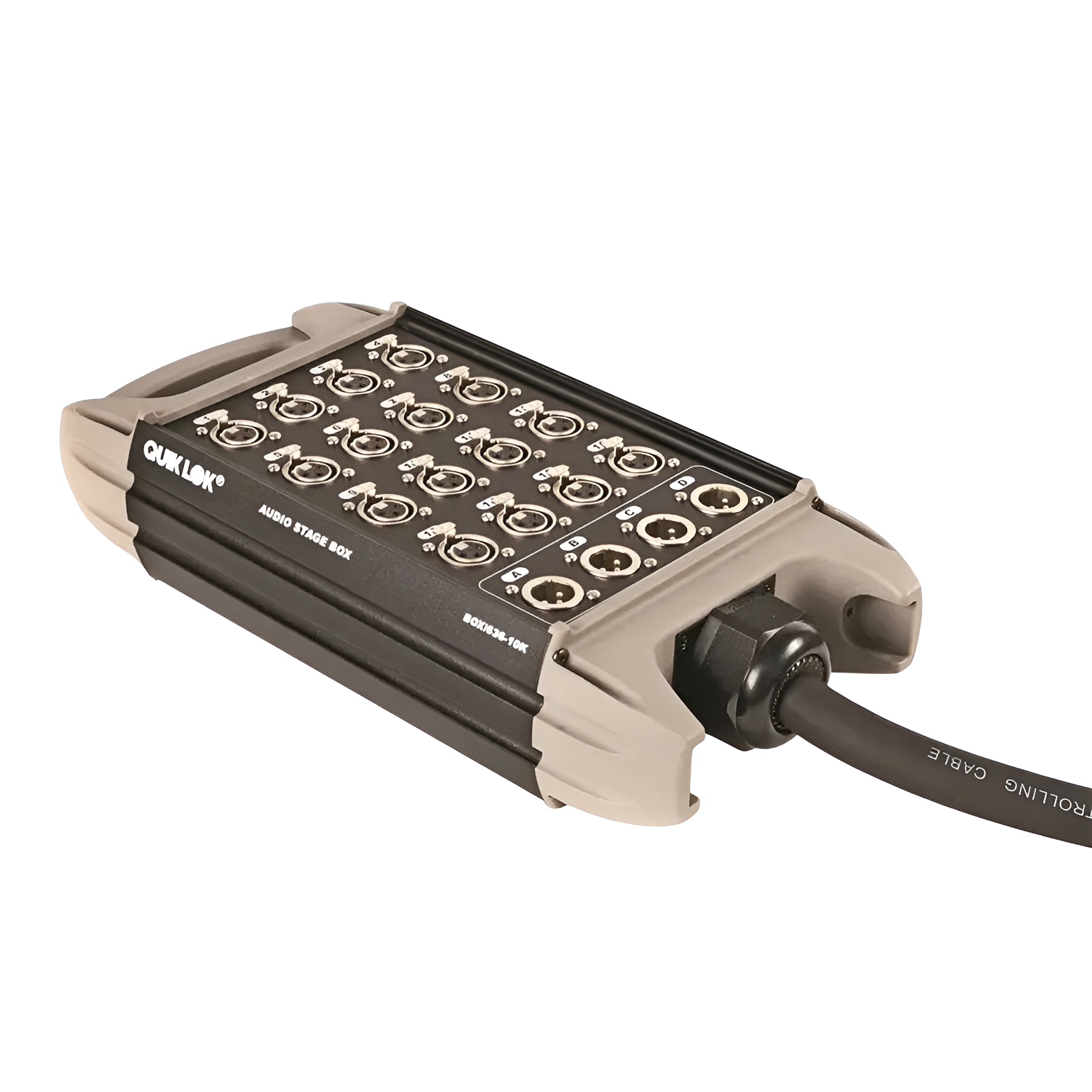 QUIK LOK BOX/636-10K STAGE BOX 16 IN 4 OUT 10 MT QUIK LOK BOX/636-10K STAGE BOX 16 IN 4 OUT 10 MT