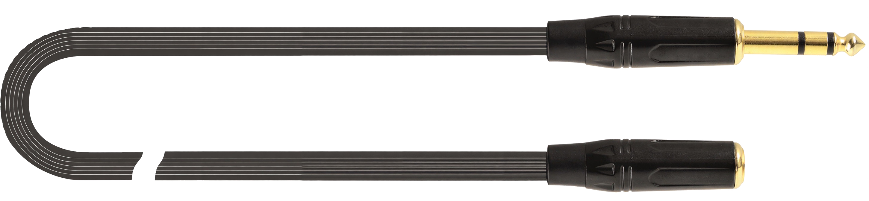 Quik Lok JUST/J63J63F-5 Prolunga Cuffie Jack TRS Stereo 6.3 / Presa Jack TRS Stereo 6.3 5mt