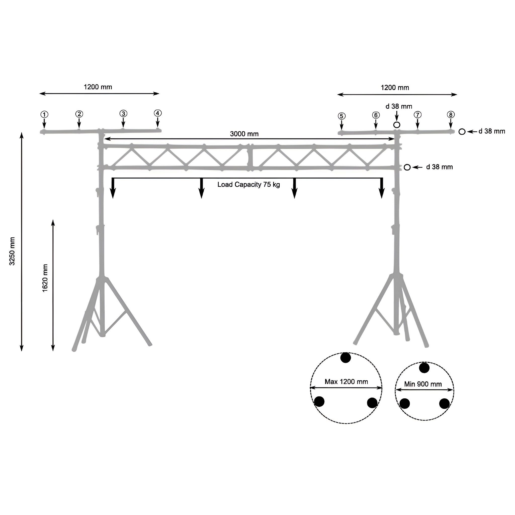 QUIK LOK STS/14 SISTEMA TRALICCIO A PONTE IN ALLUMINIO