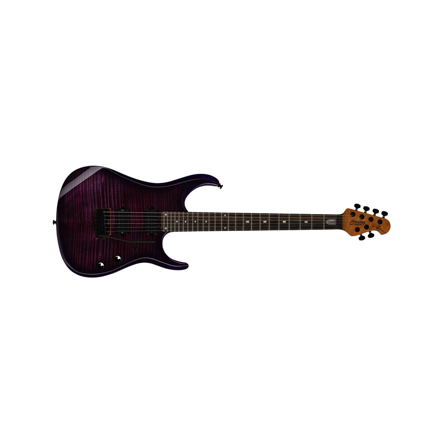 Sterling by MusicMan JP150D Flame Maple Purple Nebula
