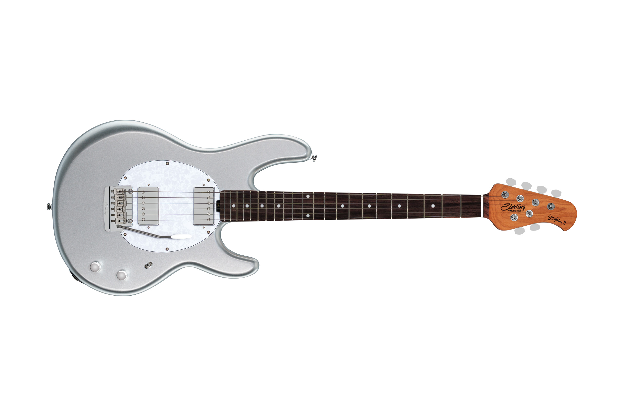 STERLING BY MUSIC MAN STINGRAY II GUITAR SILVER STERLING BY MUSIC MAN STINGRAY II GUITAR SILVER