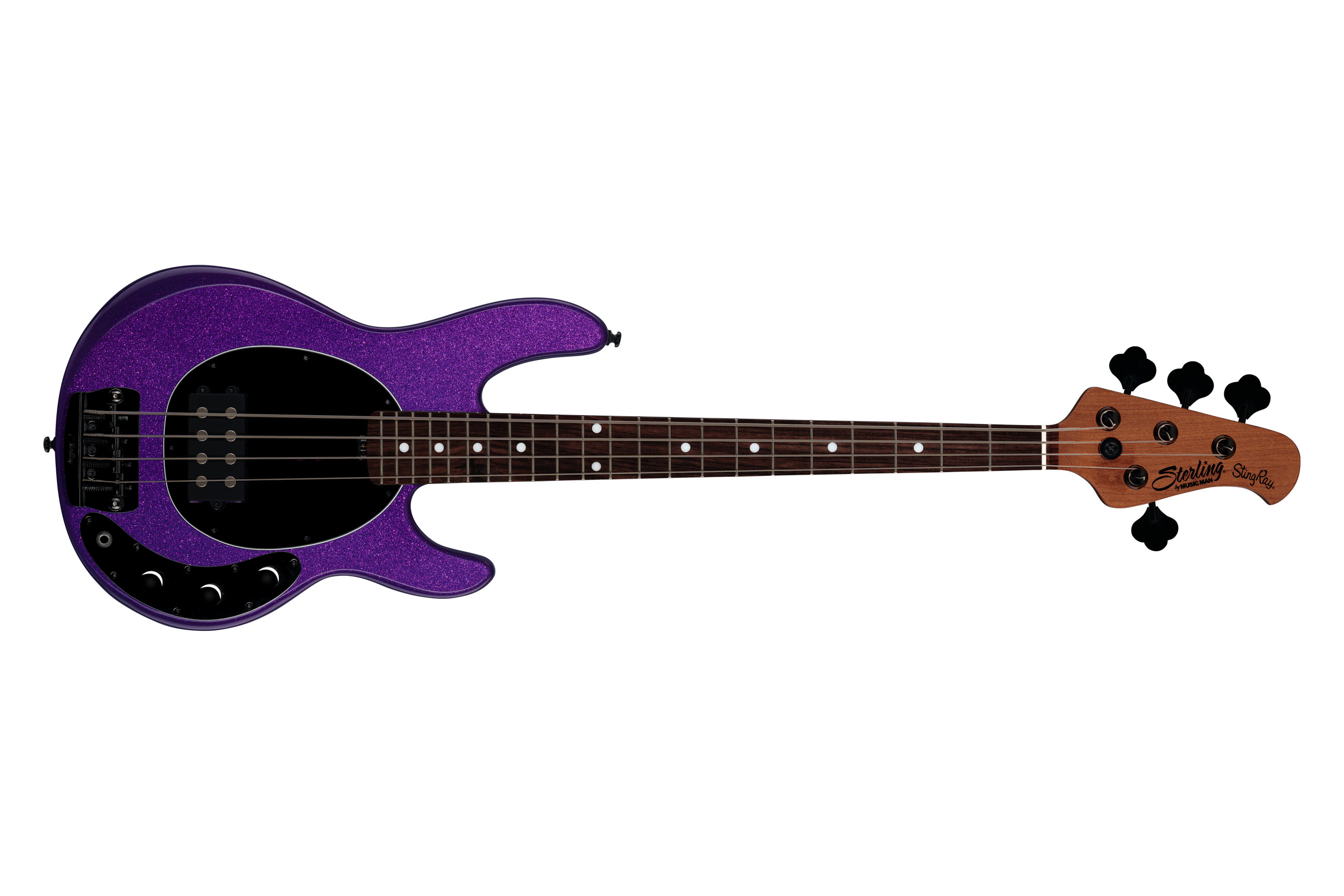 STERLING BY MUSIC MAN STINGRAY RAYSS4 SHORT SCALE PURPLE SPARKLE STERLING BY MUSIC MAN STINGRAY RAYSS4 SHORT SCALE PURPLE SPARKLE