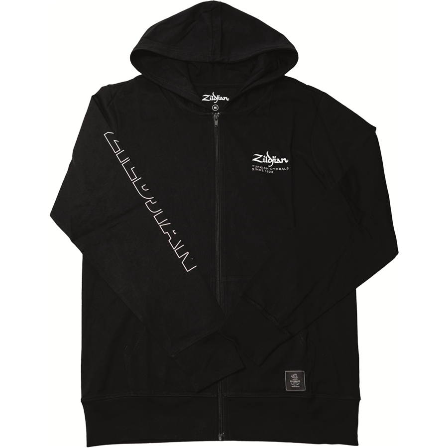 ZILDJAN ZAHD0091 ZIP HOODIE BLACK SMALL ZILDJAN ZAHD0091 ZIP HOODIE BLACK SMALL
